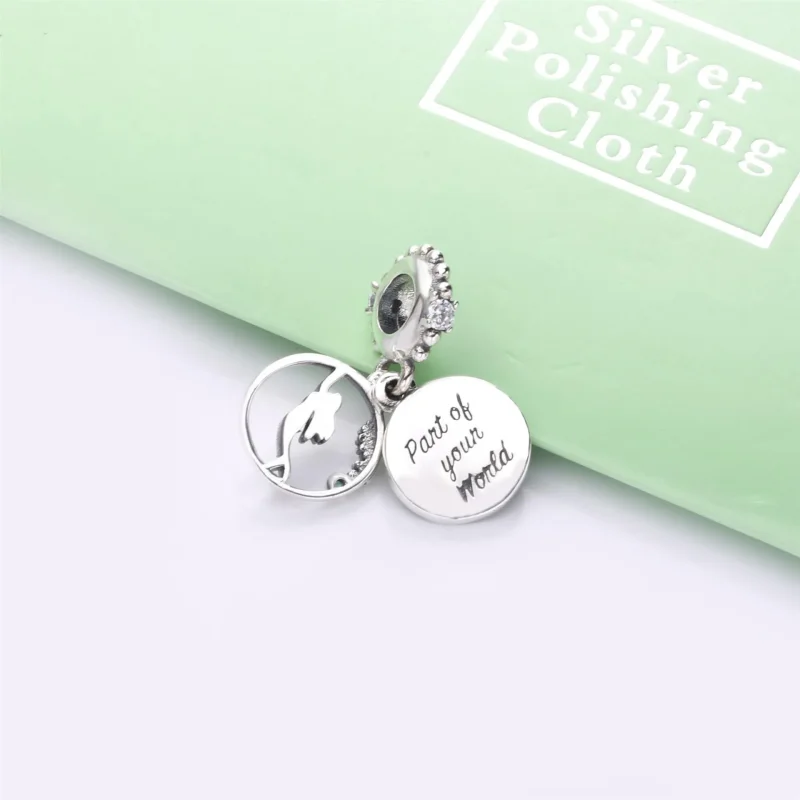 (zdjęcie do) Zawieszka PANDORA Disney Arielka 798231CZ - Wyświetl 4