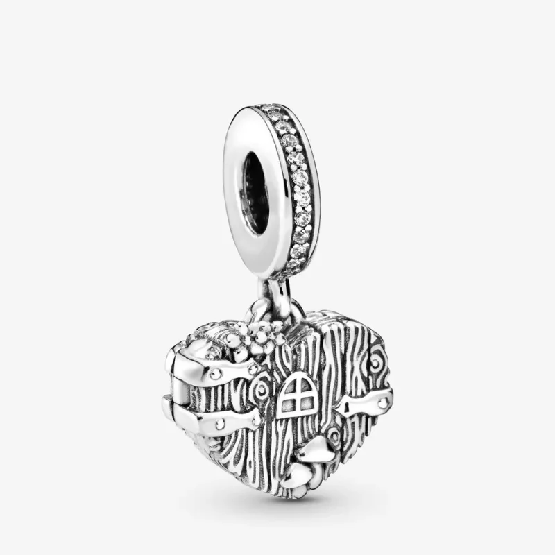 (zdjęcie do) Zawieszka PANDORA Nie ma jak w sercu 798284CZ