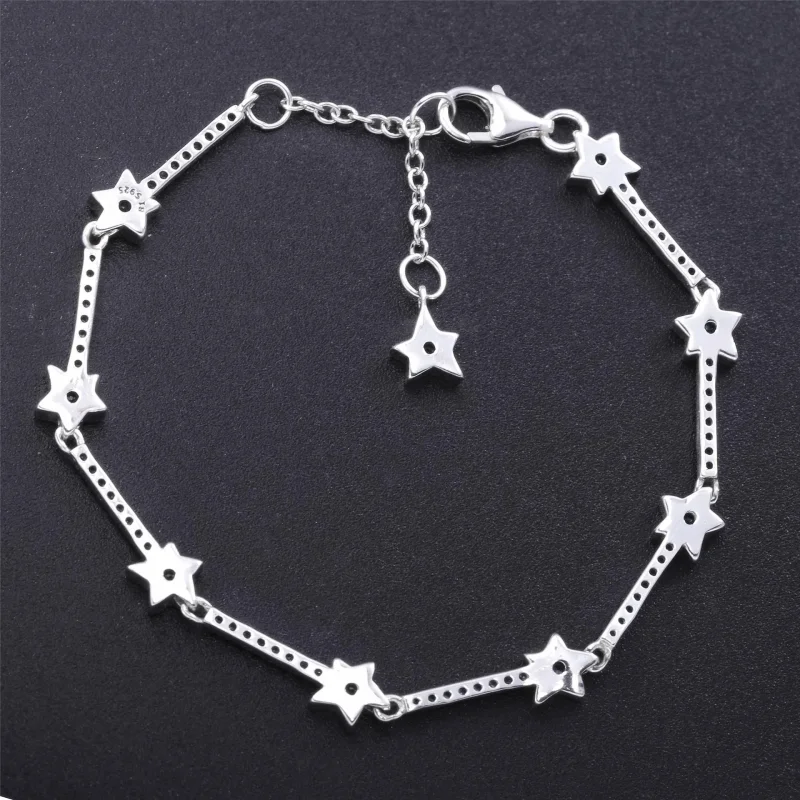 (zdjęcie do) bransoletka PANDORA z magicznymi gwiazdami 598498C01 - Wyświetl 4