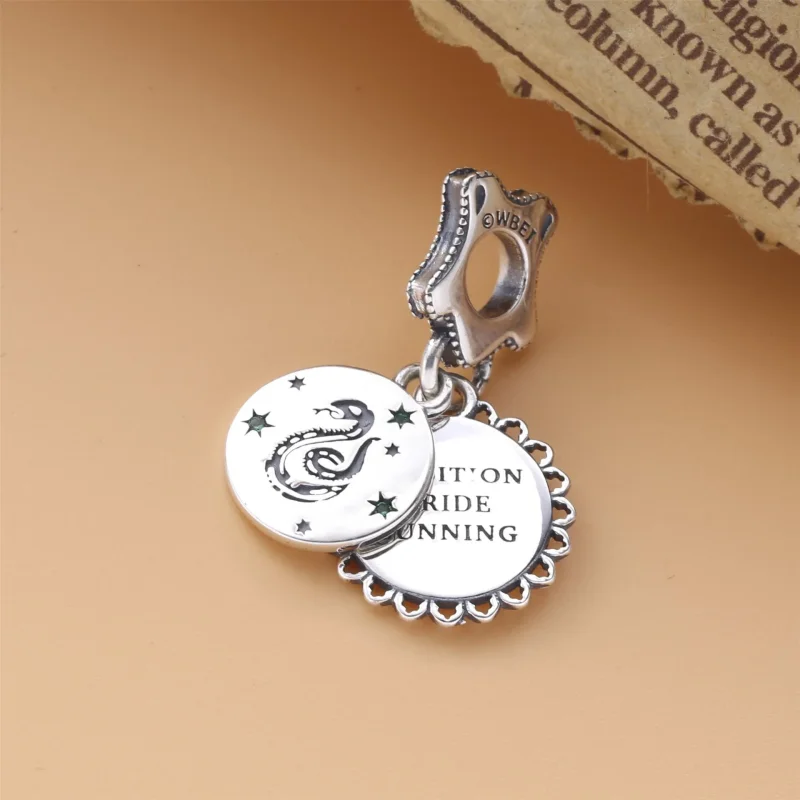 (zdjęcie do) Harry Potter, Zawieszka PANDORA Slytherin 798620C01 - Wyświetl 2