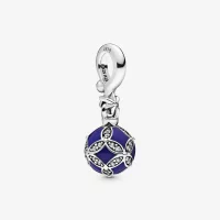 Zawieszka PANDORA Błękitna bombka 798512C01