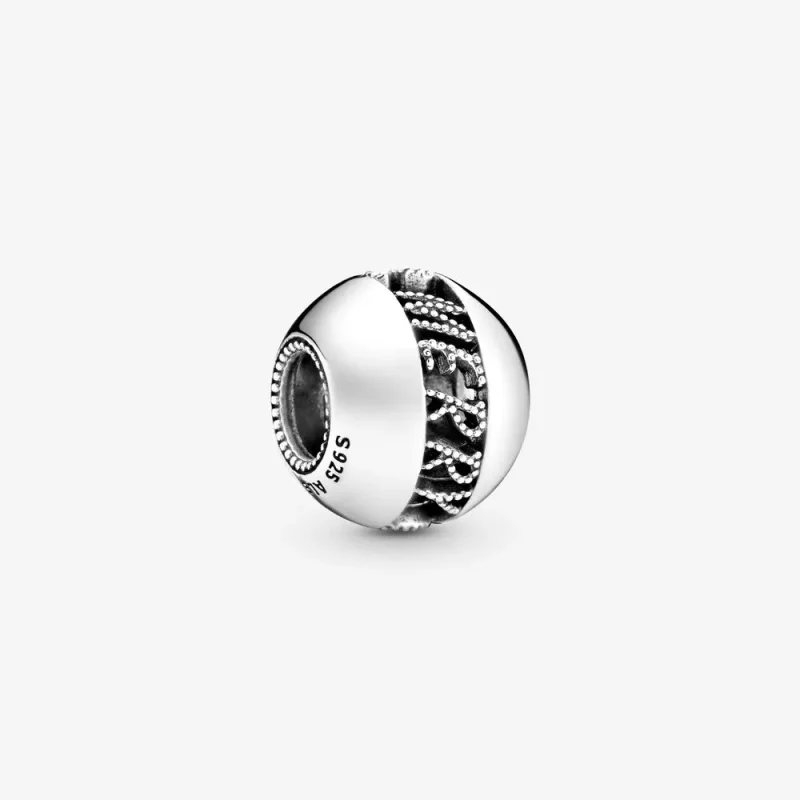 (zdjęcie do) Ażurowy charms PANDORA Wesołych Świąt 798607C00