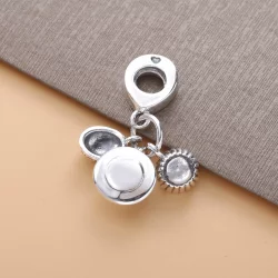 Charm PANDORA Tarta jajeczna, mleczna herbata i bułka ananasowa 798355ENMX