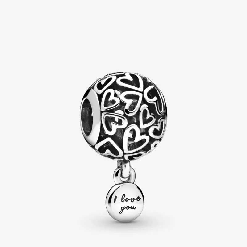 (zdjęcie do) Charms PANDORA Ażurowe serca miłości 798606C00