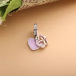 Błyszcząca zawieszka Pandora Na zawsze w sercu 788878C01