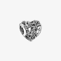 Charms Pandora Ażurowe Serce i zroszony gwiazd 798462C00