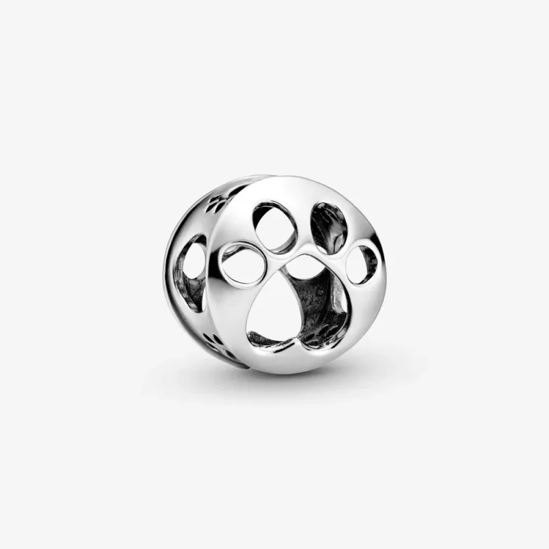 (zdjęcie do) Charms Pandora Ażurowy odcisk łapy 798869C00