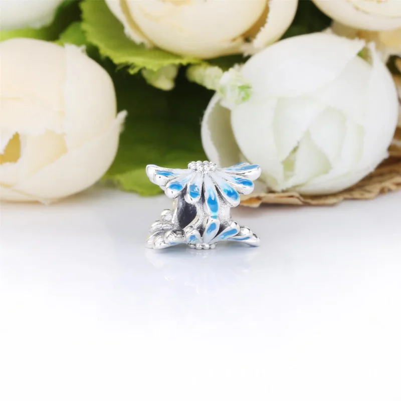 (zdjęcie do) Charms Pandora Błękitna stokrotka 798775C01 - Wyświetl 4