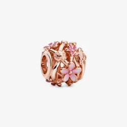 Charms Pandora Różowa ażurowa stokrotka 788772C01