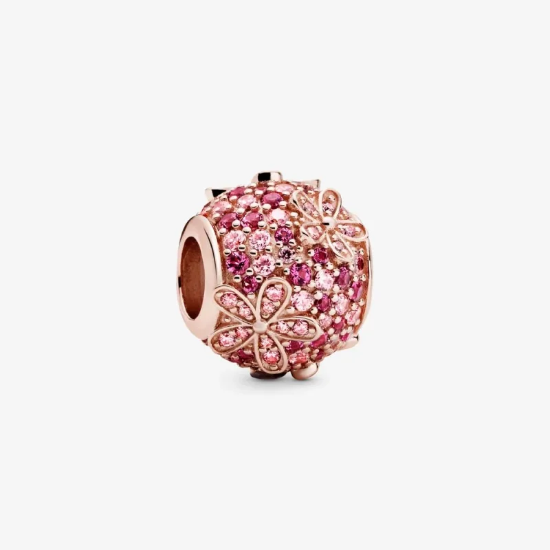 (zdjęcie do) Charms Pandora Różowa stokrotka pavé 788797C01