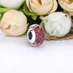 Charms Pandora Różowe fale Murano 798872C00