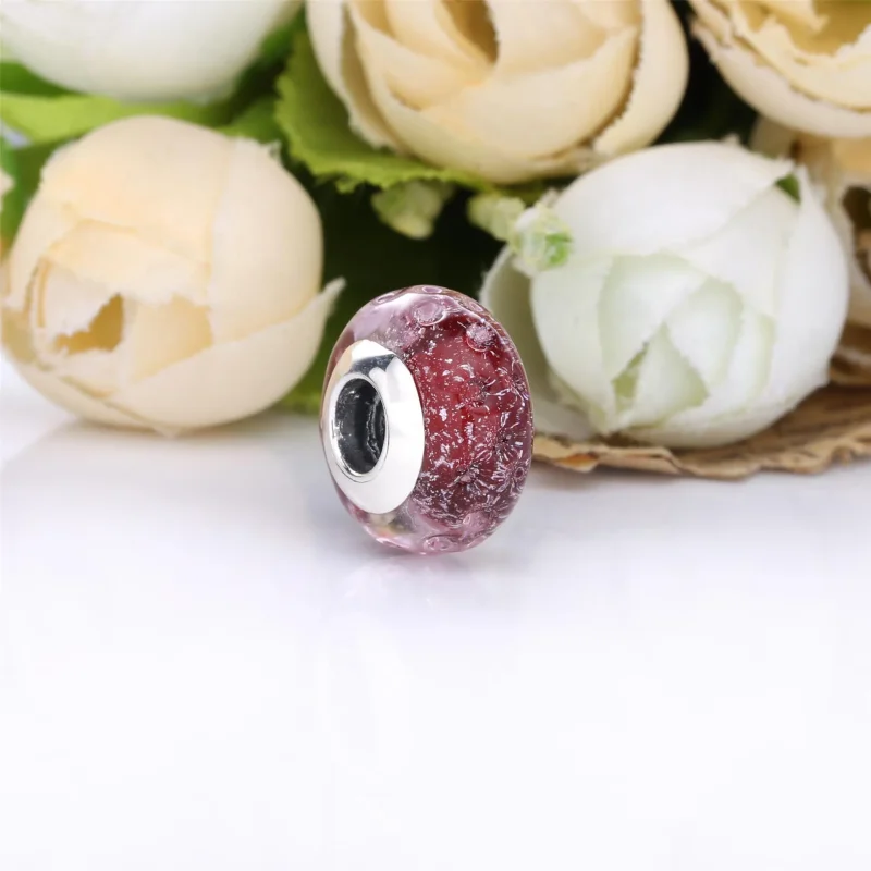 (zdjęcie do) Charms Pandora Różowe fale Murano 798872C00 - Wyświetl 2
