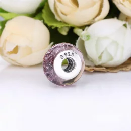 Charms Pandora Różowe fale Murano 798872C00