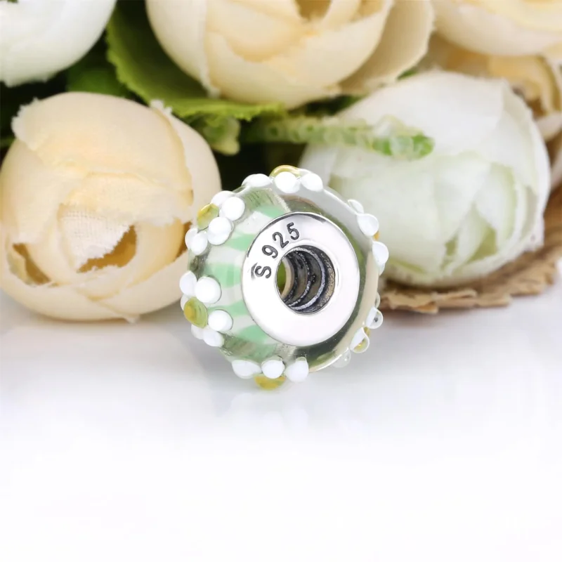 (zdjęcie do) Charms Pandora Stokrotka Murano 798798C00 - Wyświetl 3