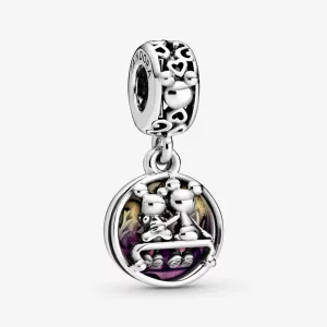 Disney Zawieszka Pandora Myszka Miki i Minnie „Długo i szczęśliwie” 798866C01