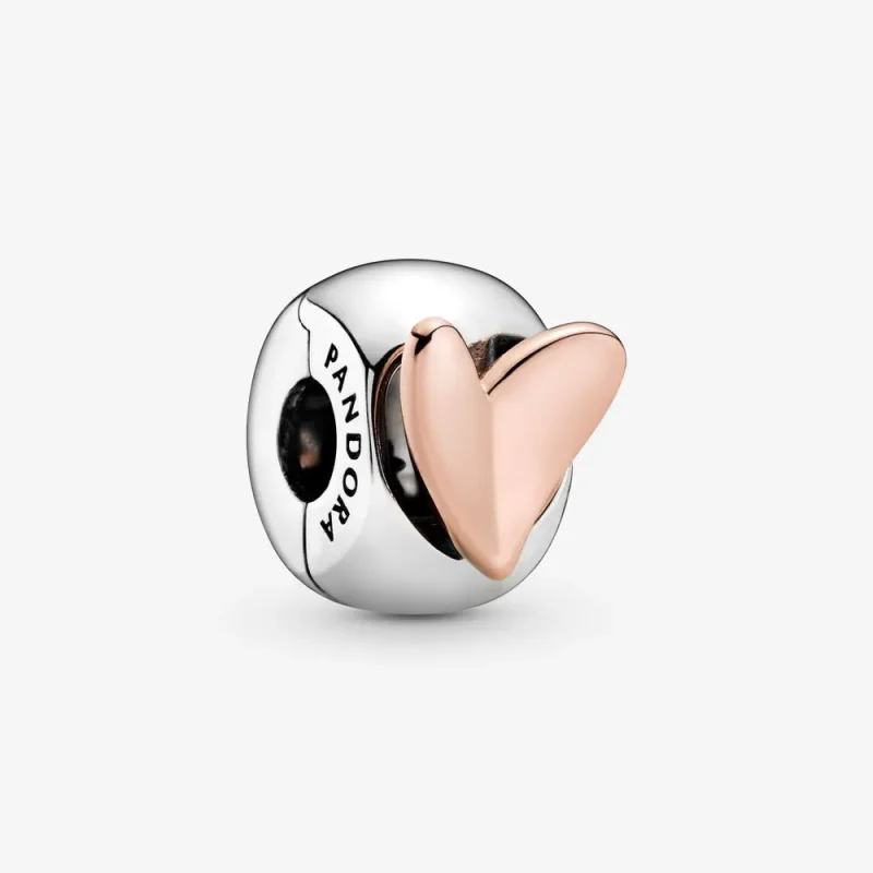 (zdjęcie do) Klips Pandora z asymetrycznym sercem 788697C00