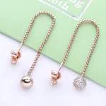 Kolczyki Pandora Rose, cyrkonia sześcienna 288325CZ