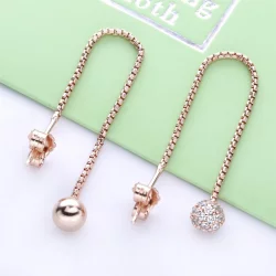 Kolczyki Pandora Rose, cyrkonia sześcienna 288325CZ