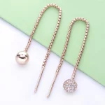 Kolczyki Pandora Rose, cyrkonia sześcienna 288325CZ