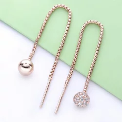 Kolczyki Pandora Rose, cyrkonia sześcienna 288325CZ