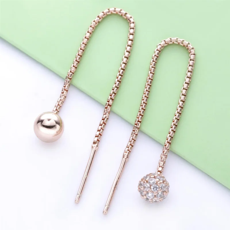 (zdjęcie do) Kolczyki Pandora Rose, cyrkonia sześcienna 288325CZ - Wyświetl 3