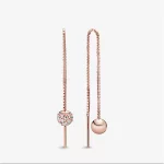 Kolczyki Pandora Rose, cyrkonia sześcienna 288325CZ