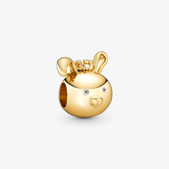 (zdjęcie do) Lśniący charms PANDORA królik zodiaku 768585C01