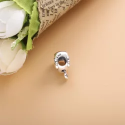 Lśniący Charms Pandora z sercem i odciskiem psiej łapy 798873C01