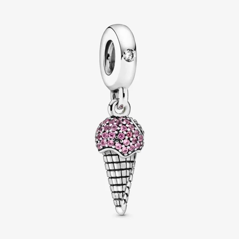 (zdjęcie do) Zawieszka Pandora Rożek z lodami pavé 798801C01
