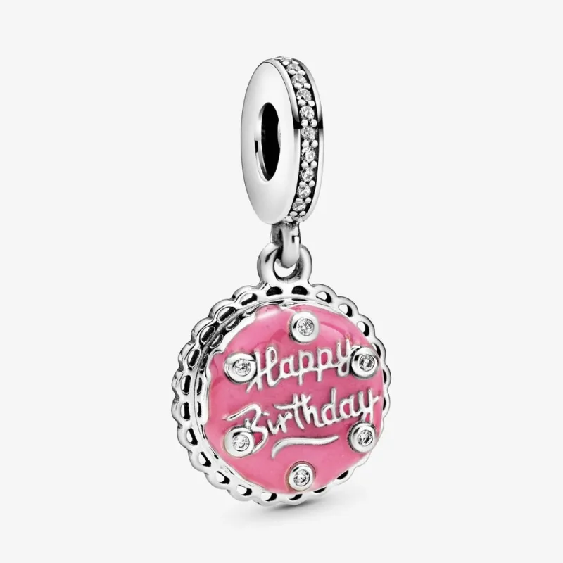 (zdjęcie do) Zawieszka Pandora Różowy tort urodzinowy 798888C01