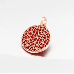 Red murano glass pendant