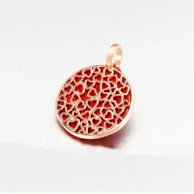 (zdjęcie do) Red murano glass pendant - Wyświetl 2