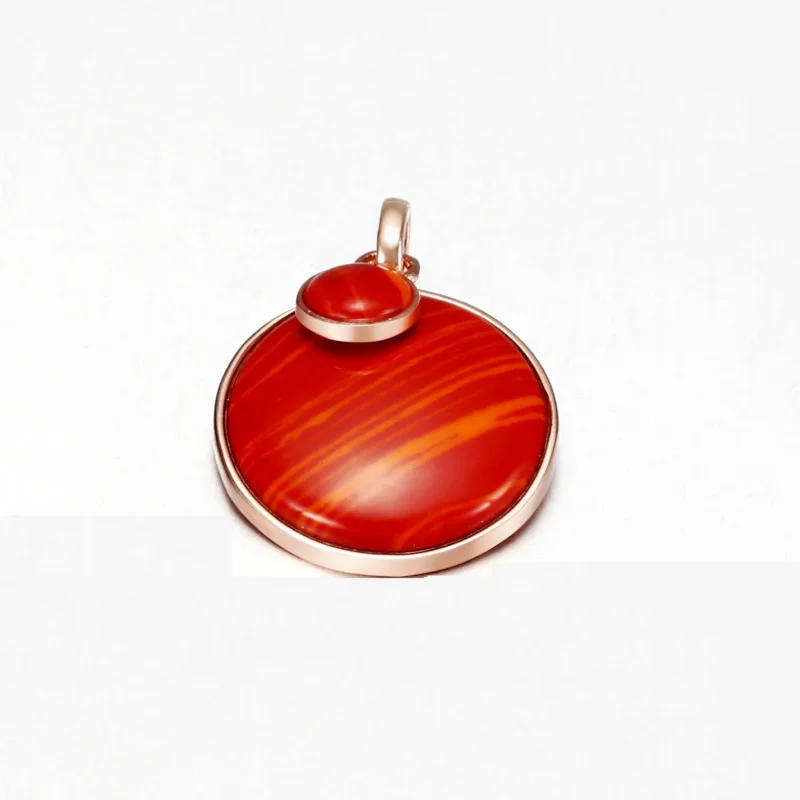 (zdjęcie do) Red murano glass pendant - Wyświetl 3