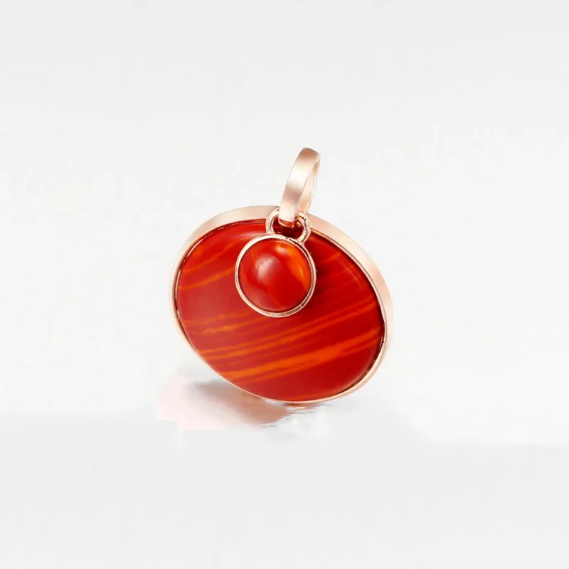 (zdjęcie do) Red murano glass pendant - Wyświetl 4