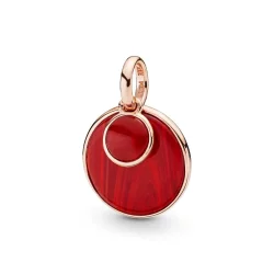 Red murano glass pendant