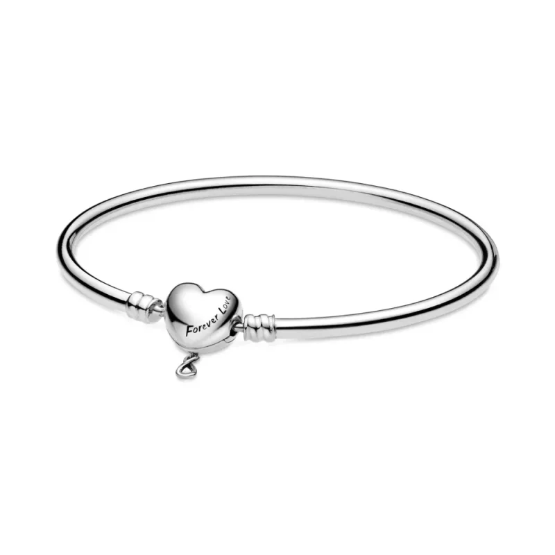 (zdjęcie do) Bransoletka bangle z Serce Nieskończoności