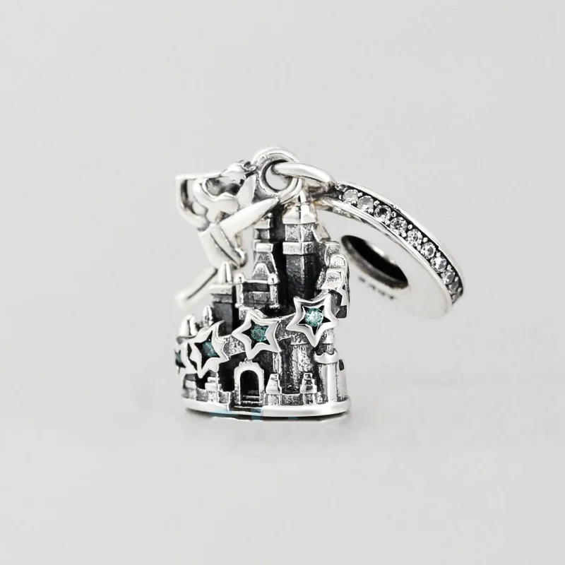 (zdjęcie do) Disney parks sparkling castle tinker bell dangle charm - Wyświetl 2