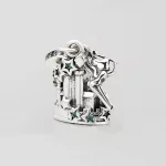 Disney parks sparkling castle tinker bell dangle charm