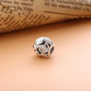 Azurowy charms rozgwiazda%2c muszle i serca