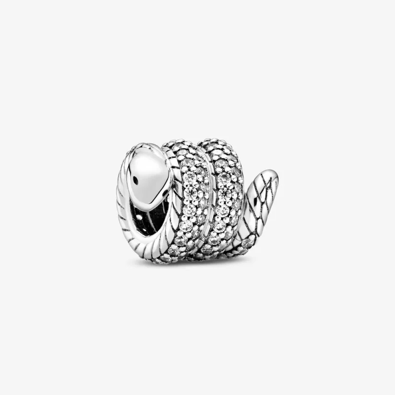 (zdjęcie do) Charms Zwinięty wąż