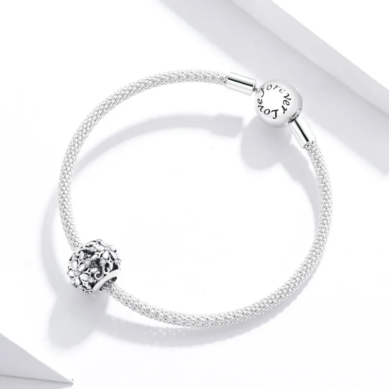 (zdjęcie do) Charms Typu Pandora Ażurowy płatki śniegu - SCC1651 - Wyświetl 3