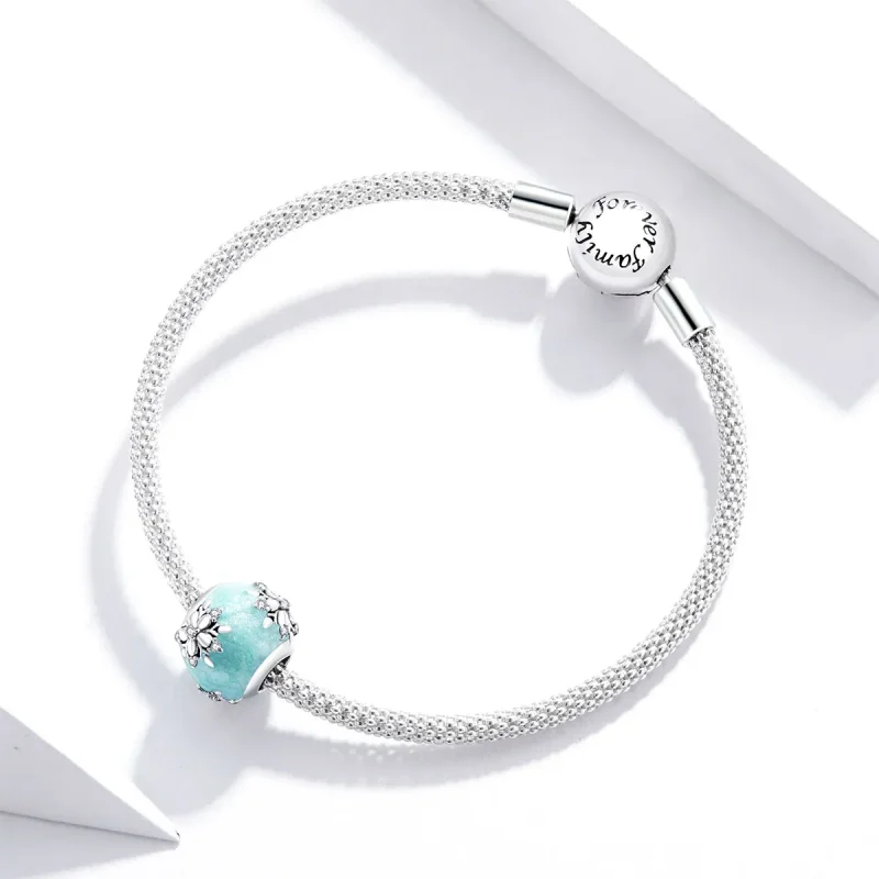 (zdjęcie do) Charms Typu Pandora Błyszczący urok płatków śniegu - SCC1650 - Wyświetl 3