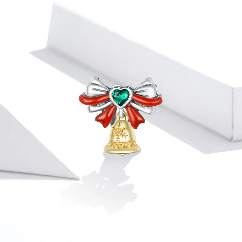 (zdjęcie do) Charms Typu Pandora Jingle Bell Charm - SCC1668 - Wyświetl 2
