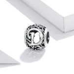 Charms Typu Pandora Kwiatowa Ażurowy Litera D - SCC1444-D