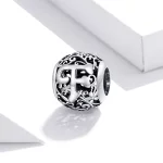 Charms Typu Pandora Kwiatowa Ażurowy Litera F - SCC1444-F