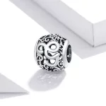 Charms Typu Pandora Kwiatowa Ażurowy Litera G - SCC1444-G