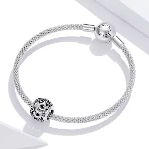 Charms Typu Pandora Kwiatowa Ażurowy Litera G - SCC1444-G