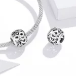 Charms Typu Pandora Kwiatowa Ażurowy Litera G - SCC1444-G