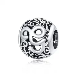 Charms Typu Pandora Kwiatowa Ażurowy Litera G - SCC1444-G