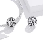 Charms Typu Pandora Kwiatowa Ażurowy Litera J - SCC1444-J